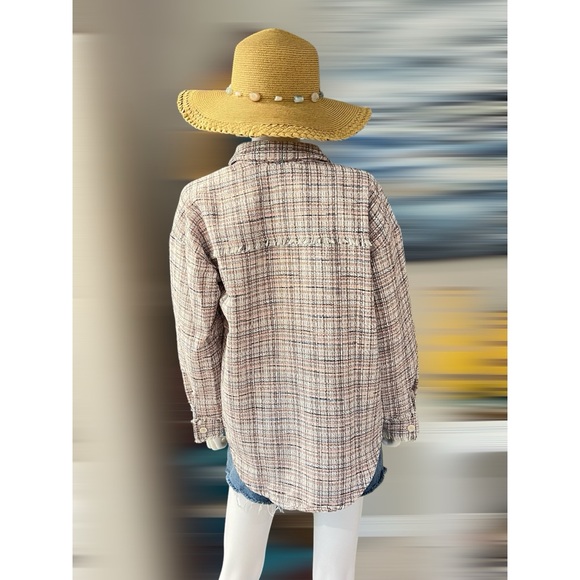 PINCH tweed oversized top S M L - Picture 4 of 9